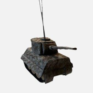 NEW Handcrafted WWII German Panzer Army Tank Wool Felt Ornament